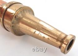 Vintage / Large / Tall Copper Brass Fire Dept Fire Hose Nozzle. #2