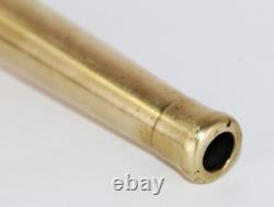 Vintage M. Donohue Brass Fire Hose Nozzle, Collectible Fire Memorabilia