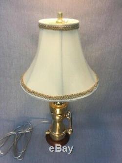 Vintage Morse Shut off fire nozzle made into custom lamp