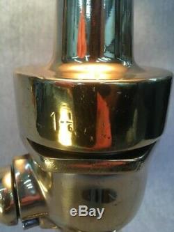 Vintage Morse Shut off fire nozzle made into custom lamp