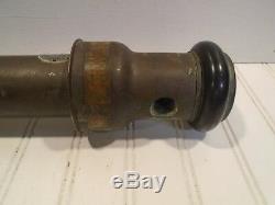 Vintage National Aer-o Foam Fire Nozzle Solid Brass