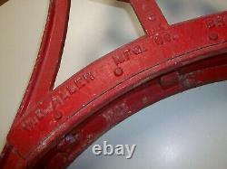 Vintage Pair of W. D. ALLEN Chicago Hose Racks Fire Hose