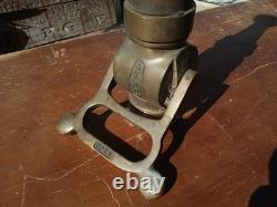 Vintage Pat. 1930 Handled Akron Brass Co. Firehose Nozzle Firefighting History