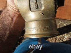 Vintage Pat. 1930 Handled Akron Brass Co. Firehose Nozzle Firefighting History