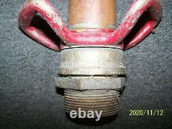 Vintage Play Pipe Fire Nozzle Copper & Brass 32 United States Rubber Company