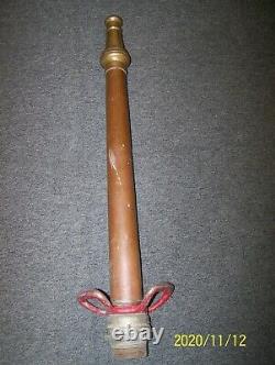Vintage Play Pipe Fire Nozzle Copper & Brass 32 United States Rubber Company