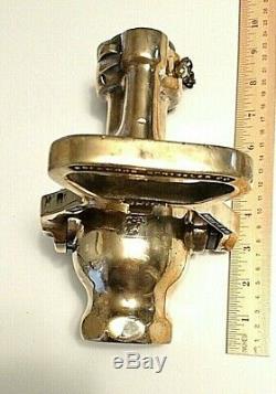 Vintage Polished Brass Rockwood Sprinkler Co. Water Fog NozzleFire Hose Navy