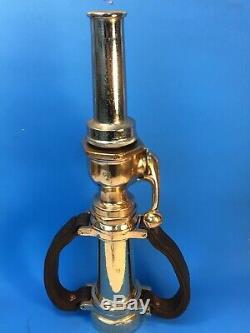 Vintage Powhatan B. & I 21/2 In. Play Pipe Fire Nozzle With Morse Shutoff