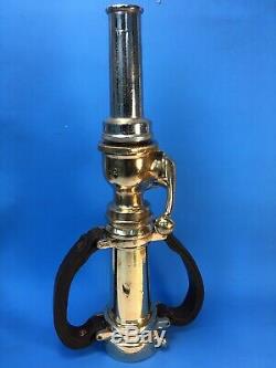 Vintage Powhatan B. & I 21/2 In. Play Pipe Fire Nozzle With Morse Shutoff