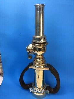 Vintage Powhatan B. & I 21/2 In. Play Pipe Fire Nozzle With Morse Shutoff