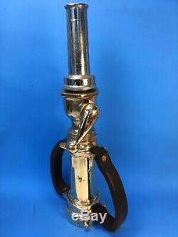 Vintage Powhatan B. & I 21/2 In. Play Pipe Fire Nozzle With Morse Shutoff