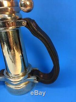 Vintage Powhatan B. & I 21/2 In. Play Pipe Fire Nozzle With Morse Shutoff