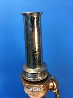 Vintage Powhatan B. & I 21/2 In. Play Pipe Fire Nozzle With Morse Shutoff