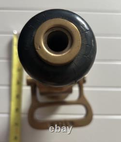 Vintage Powhatan B & I Works Brass Fire Nozzle Shut Off 1/2 Nozzle Clean