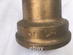 Vintage Powhatan B & I Works NS Brass Fire Nozzle 10 W. Virginia Set Of (12)