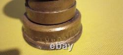 Vintage Powhatan Brass 2-1/2 WYE Hydrant Splitter + Nozzles