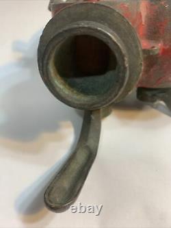 Vintage Powhatan Brass Fire Hose Hydrant Splitter Nozzle Two Male Ends