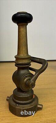 Vintage Powhatan Brass Fire Hose Nozzle (BFEB-06-036)