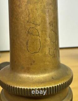 Vintage Powhatan Brass Fire Hose Nozzle (BFEB-06-036)