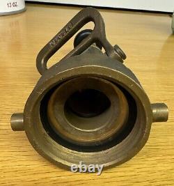 Vintage Powhatan Brass Fire Hose Nozzle (BFEB-06-036)