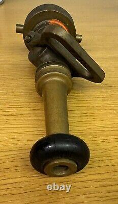 Vintage Powhatan Brass Fire Hose Nozzle (BFEB-06-036)