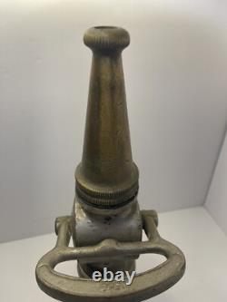 Vintage (Rare) Pat. July 1919 American LaFrance Fomite Corp Fire Hose Nozzle
