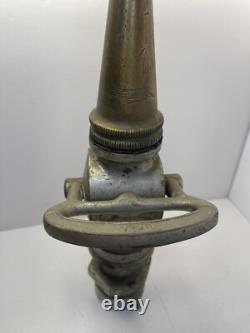 Vintage (Rare) Pat. July 1919 American LaFrance Fomite Corp Fire Hose Nozzle