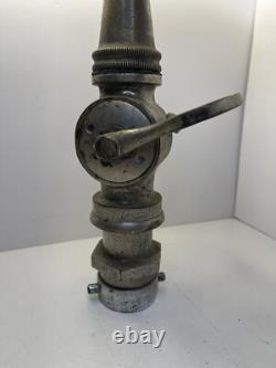 Vintage (Rare) Pat. July 1919 American LaFrance Fomite Corp Fire Hose Nozzle