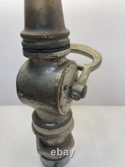 Vintage (Rare) Pat. July 1919 American LaFrance Fomite Corp Fire Hose Nozzle