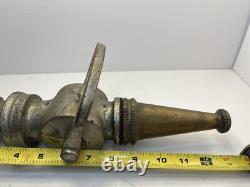Vintage (Rare) Pat. July 1919 American LaFrance Fomite Corp Fire Hose Nozzle
