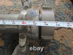 Vintage Red Head Hose 2 Handled Nozzle Fire Hose