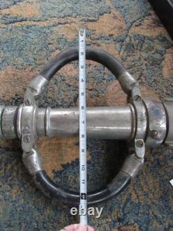 Vintage Red Head Hose 2 Handled Nozzle Fire Hose