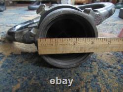 Vintage Red Head Hose 2 Handled Nozzle Fire Hose