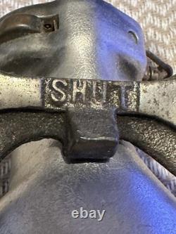 Vintage Rockwood Brass Waterfog Fireman Fire Hose Nozzle-Great Condition