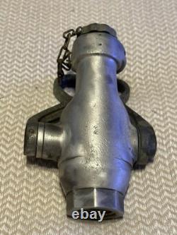 Vintage Rockwood Brass Waterfog Fireman Fire Hose Nozzle-Great Condition