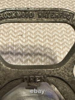 Vintage Rockwood Brass Waterfog Fireman Fire Hose Nozzle-Great Condition
