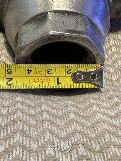 Vintage Rockwood Brass Waterfog Fireman Fire Hose Nozzle-Great Condition