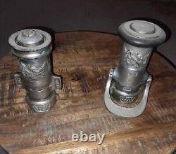 Vintage Santa Rosa 2 Fire Nozzle Lot Rare