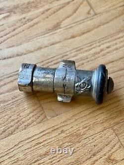 Vintage Santa Rosa Brass Rose Bud Firefighting Fire Hose Nozzle A-3 1in