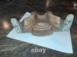 Vintage Since 1902 Elkhart Brass Ornate Eagle Fire Truck Engine Hose Holder