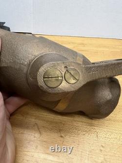 Vintage Solid Brass 1 1/2 Fog Fire Fighting Nozzle Looks NEW OLD STOCK #0657