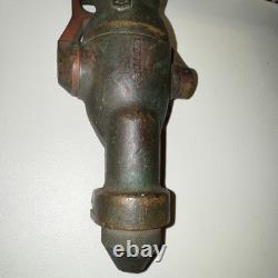 Vintage Solid Brass Akron 2069 Fire Hose Nozzle