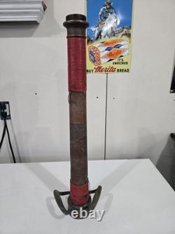 Vintage Solid Brass Fire Hose Nozzle By W. D. Allen Mfg Co In Chicago
