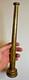 Vintage Solid Brass Fire Hose Nozzle Tip 12 Tapered Threaded End Antique Fire