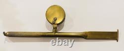 Vintage Solid Brass Fire Hydrant Pressure Gauge Brass Marsh Gauge