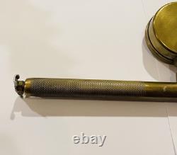 Vintage Solid Brass Fire Hydrant Pressure Gauge Brass Marsh Gauge