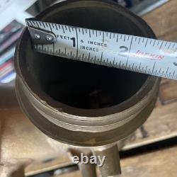 Vintage Solid Brass Fire Hydrant Siamese Water Hose Wye Y Splitter 3 Thread 6LB