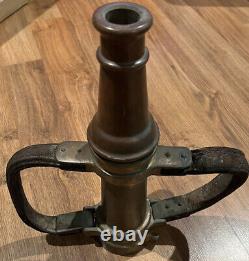 Vintage Solid Brass Fire Nozzle