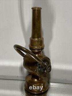 Vintage Solid Copper Fire Hose Nozzle Handle