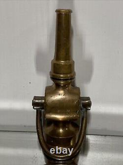 Vintage Solid Copper Fire Hose Nozzle Handle